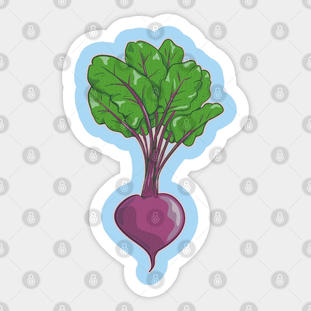 Beetroot Beets Sticker by mailboxdisco